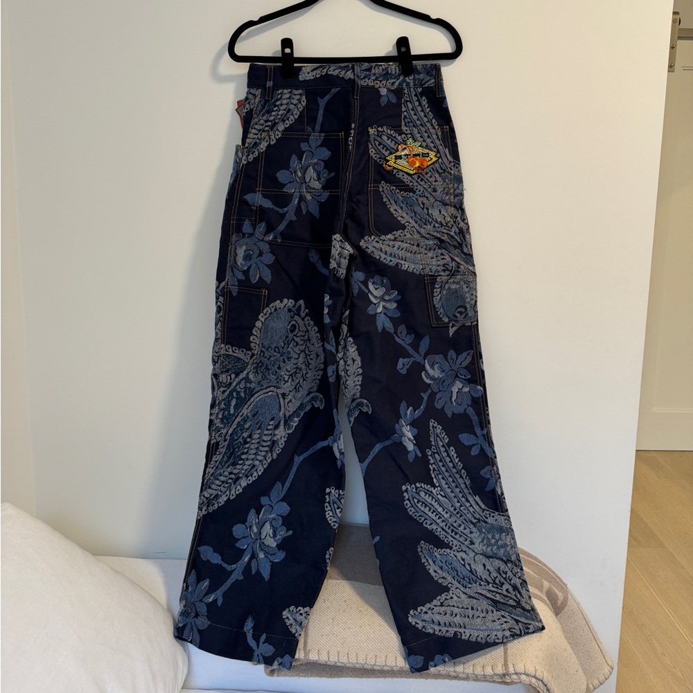 Etro jacquard denim pants - Picture 4 of 14